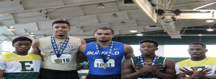 University of Buffalo's 110 meter hurdle record broken by Proformance Athlete, Ryan Billian.