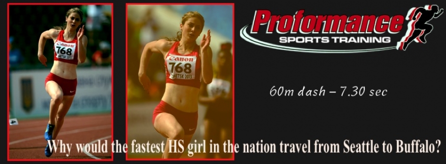 USA fastest Female High School Sprinter, Cunliffe trains in Buffalo...Read more! 